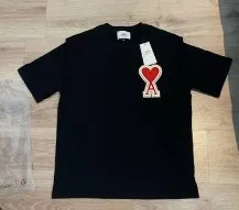 T Shirt AMI noir taille S